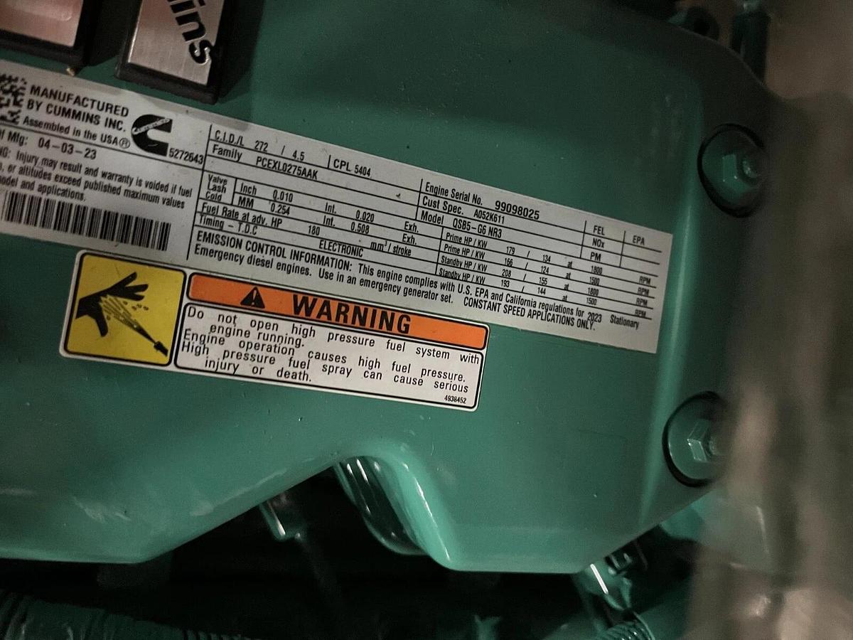 Used New 4.5L Cummins Diesel QSB5-G6 Engine - P/N: A052K611