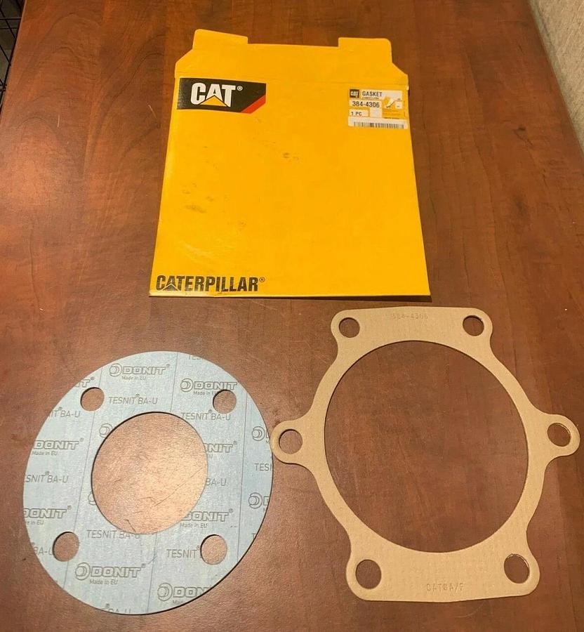 Used New Genuine OEM CAT Caterpillar Gasket 384-4306 3844306
