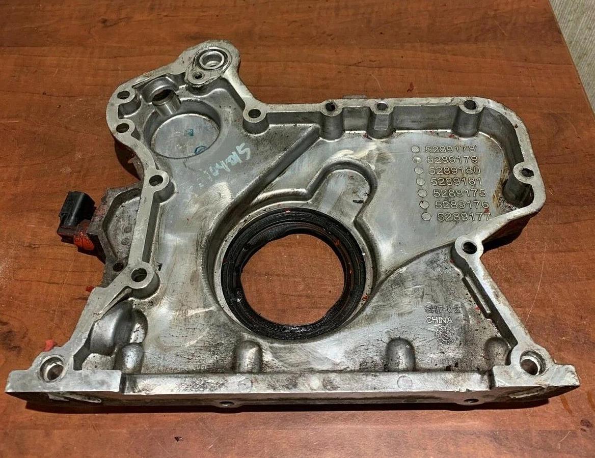 Used Used Genuine OEM Cummins Front Cover QSB5 4.5L C100-D6R | P/N: 5289179