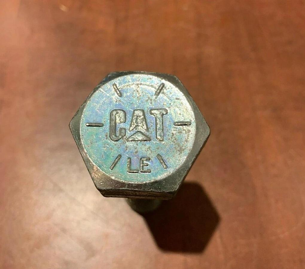 Used (3 Pack) New Genuine OEM CAT Caterpillar Hex Head Bolt | P/N: 7X-0410