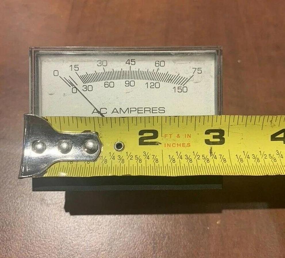 Used Yokogawa AC Amperes Amp Panel Meter 0-150 | Multiquip MQ P/N: 0601808986