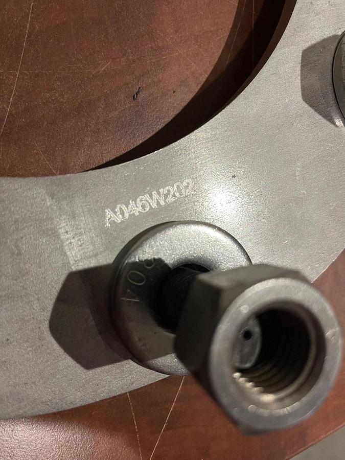 New Cummins Exhaust Plate Kit - Contains Plate, 8 Bolts, 8 Nuts & 16 Washers