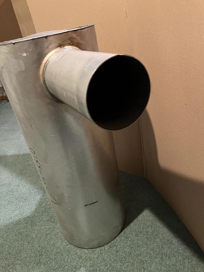 New Cummins Exhaust Muffler - P/N: 0155-4598