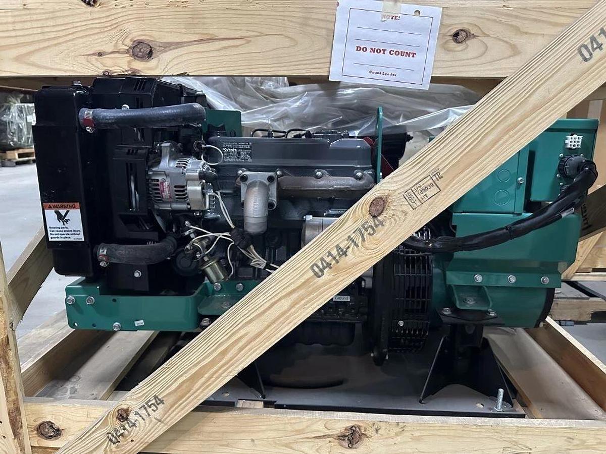 Used 10kw Cummins Diesel Generator 10HDKAG-61733J - P/N: A046X992