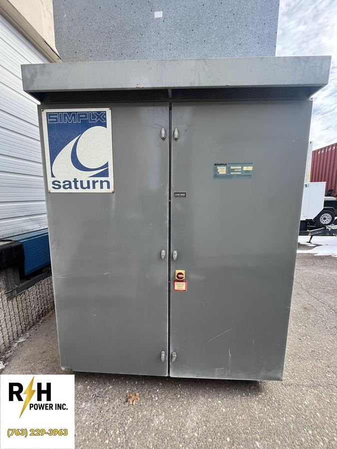 Used 2000kw Simplex LBS Forced Air-Cooled Resistive Load Bank S/N: 36970-99-43-17