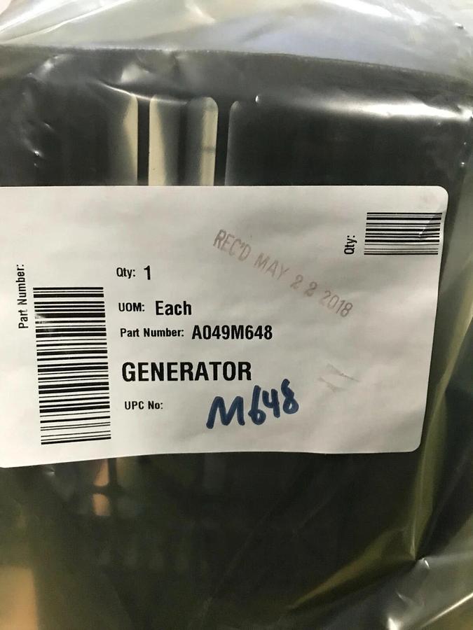 Used New 100kW Stamford Alternator UCI274E1 240V 1PH | P/N: A049M648 | SN: X18D152457