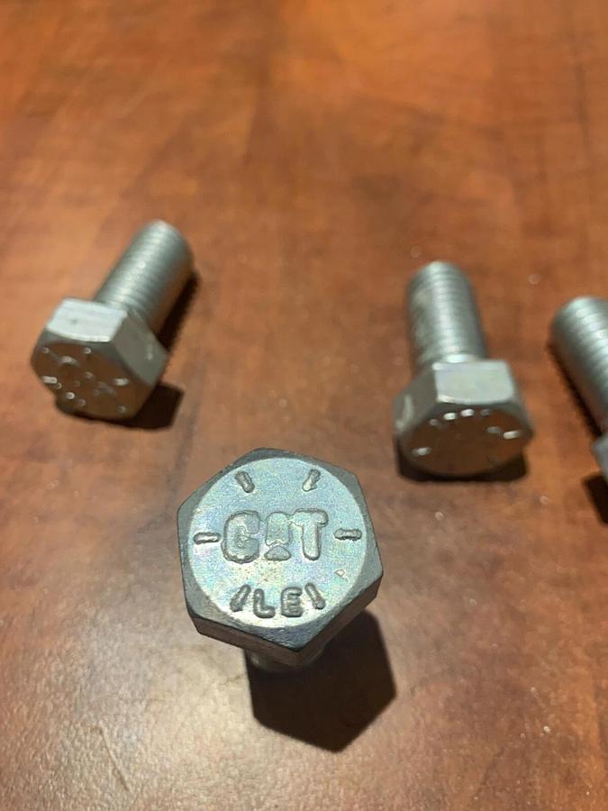 Used New CAT Caterpillar HEX HEAD BOLT | P/N: 7X-0344 7X0344  (6 Pack)