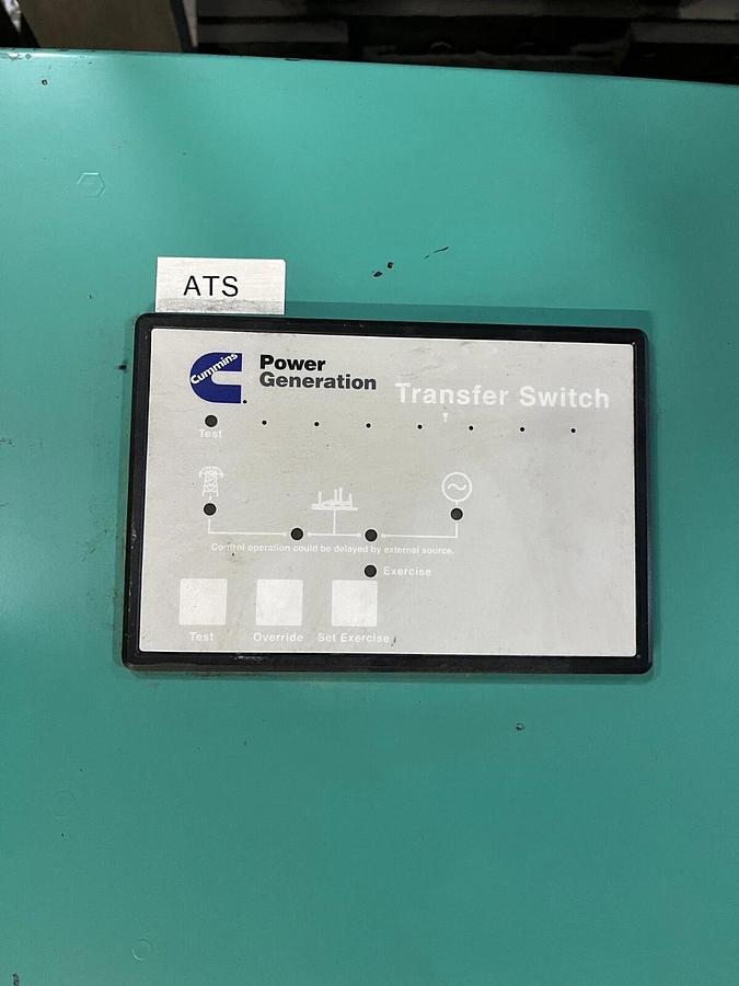 Used Used 400 Amp Cummins Automatic Transfer Switch OTECC-5735012 - S/N: F050796273