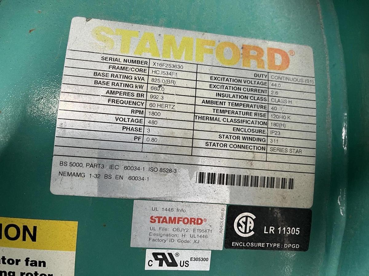 Used 500kw Cummins C500D6RG Mobile Diesel Generator - S/N: C170159908