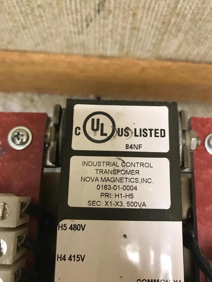 Used Industrial Control Transformer Nova Magnetics | 0163-01-0004