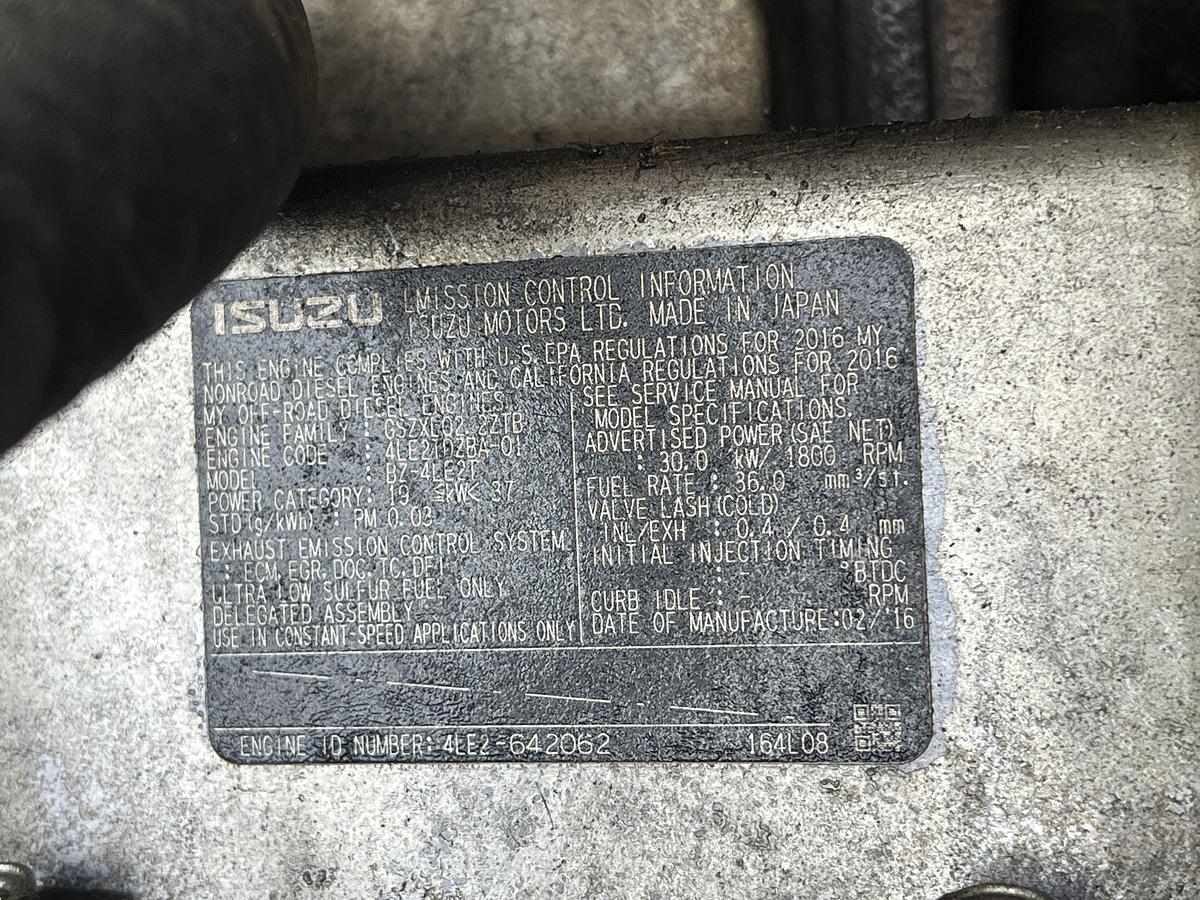 Used 25kVA 2017 Generac MMG25IF4 Mobile Diesel Generator - S/N: 3001699111