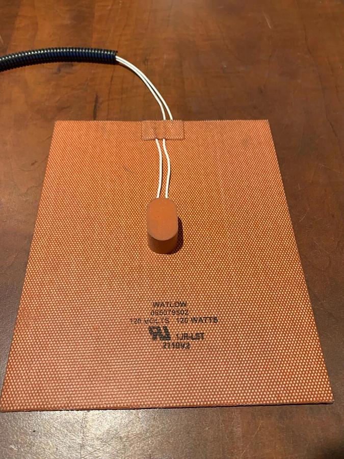 Used New Watlow Cummins Generator Battery Heater 120 Volt 120 Watts | P/N: A057U977