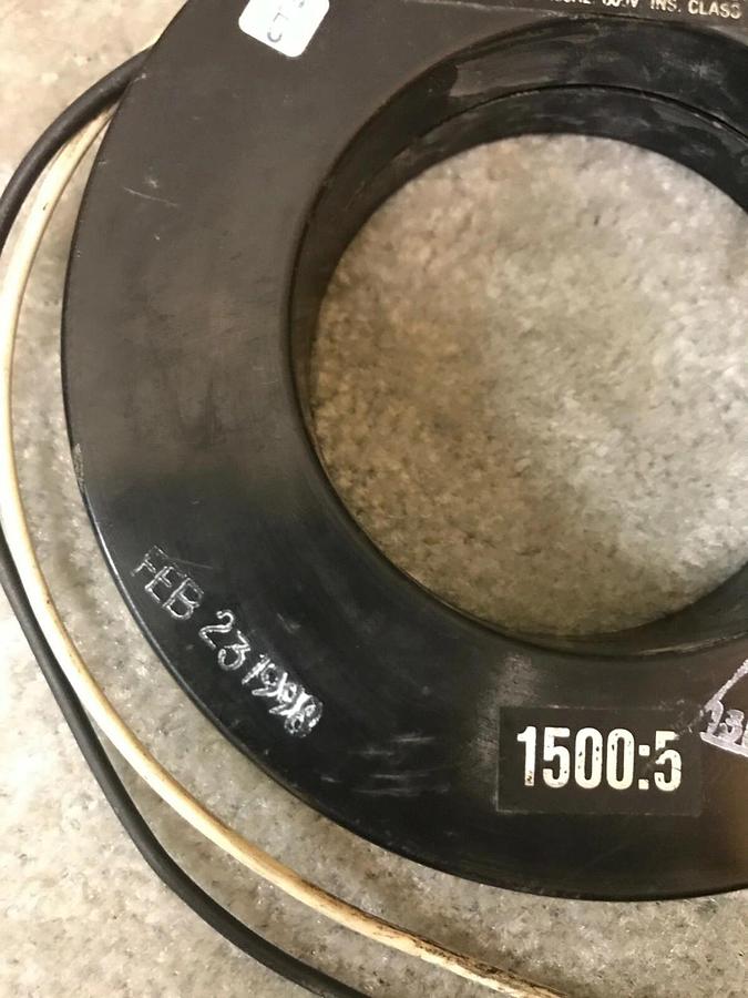 Used 1500:5 Current Transformer (CT) | Instrument Transformers 50-400Hz 600V