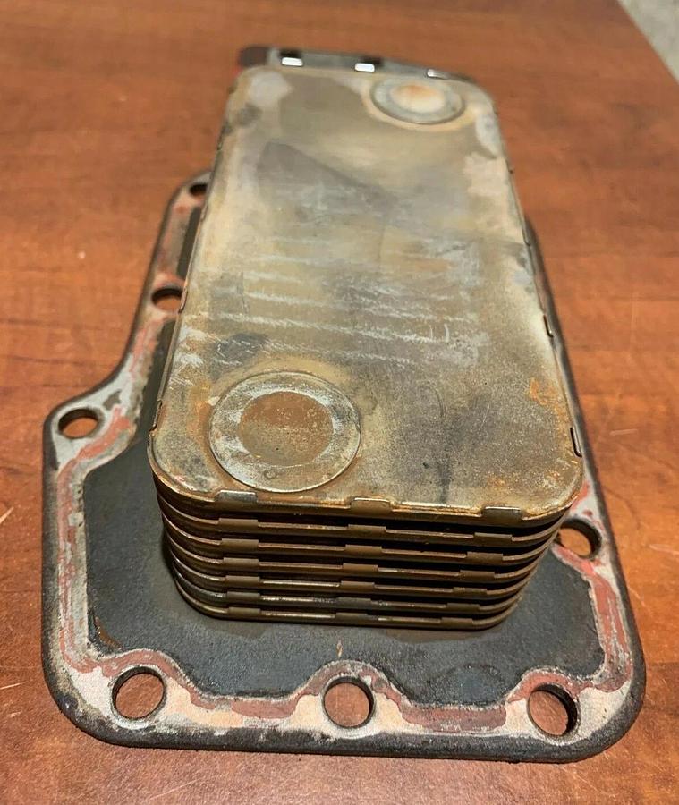 Used Used Genuine OEM Cummins Oil Cooler Core C100D6R QSB5 4.5L | P/N: 3959031