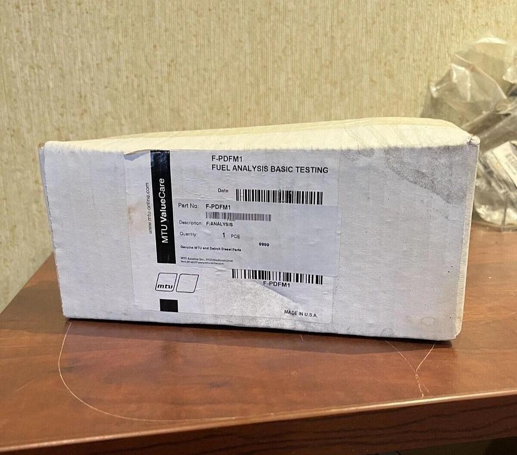 New MTU Basic Fuel Analysis Kit - P/N: F-PDFM1