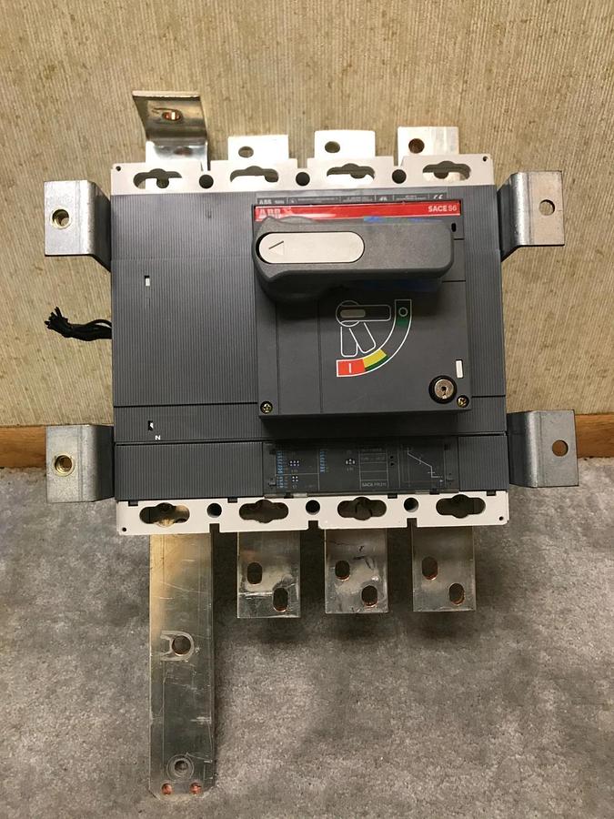 Used 600 Amp ABB Sace S6N Molded Switch Case | 4 Pole