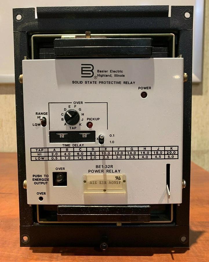 Used Basler Electric BE1-32R Power Relay | A1E E1R A0N1F