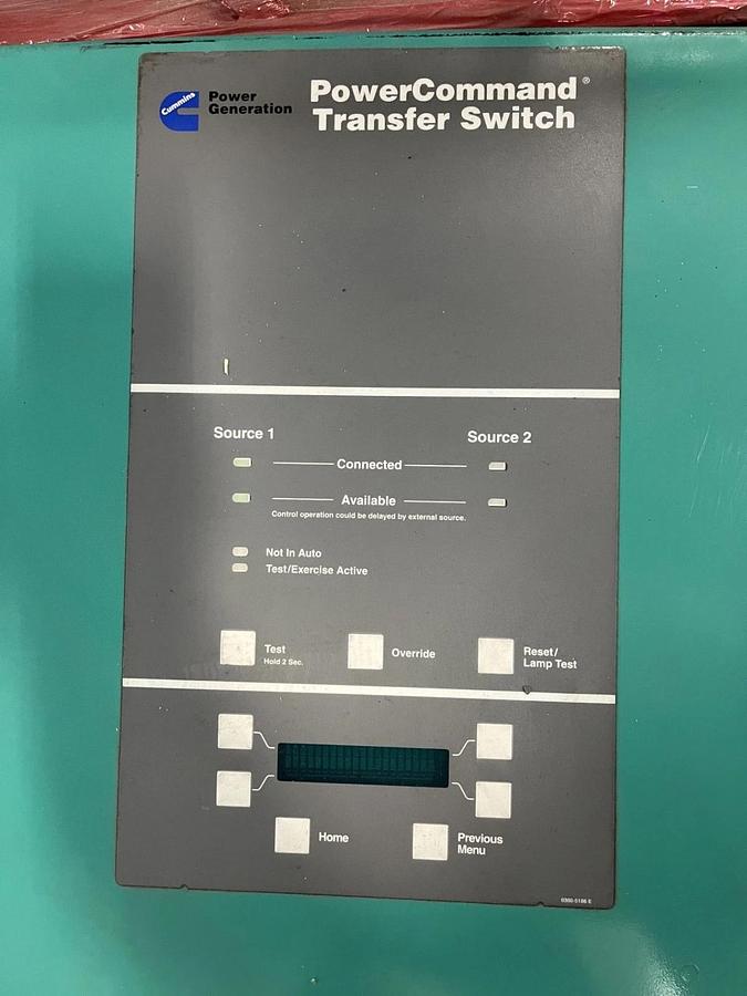 150A 480V Cummins BTPCB Spec. A Automatic Transfer Switch - S/N: L050866501