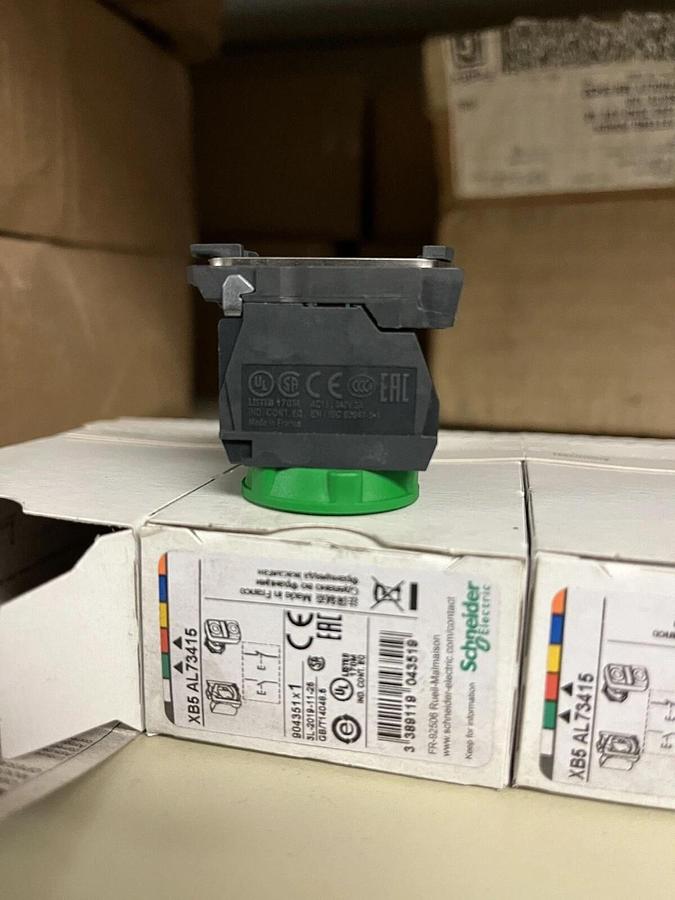 Used New Schneider Electric XB5AL73415 I/O Push Button Switch - P/N: A034T921