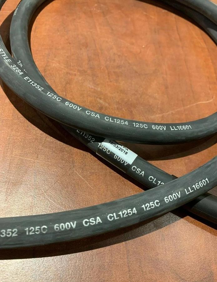 Used 7' Feet Long 2/0 AWG Electrical Lead Wire 600V 3284 | Cummins P/N: A032X604