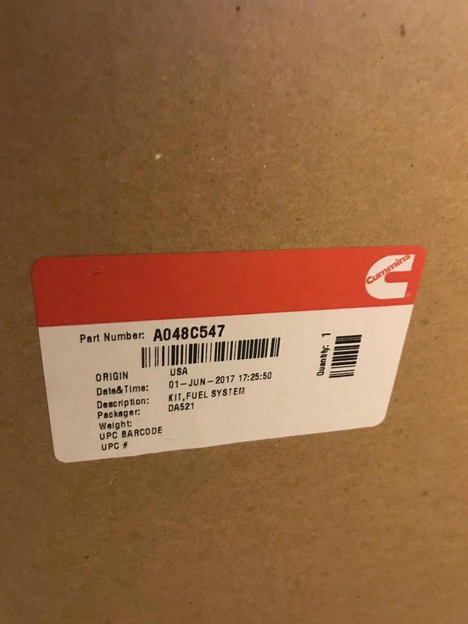 Cummins P/N: A048C547 | Generator Fuel Tank Risers | Kit, Fuel System