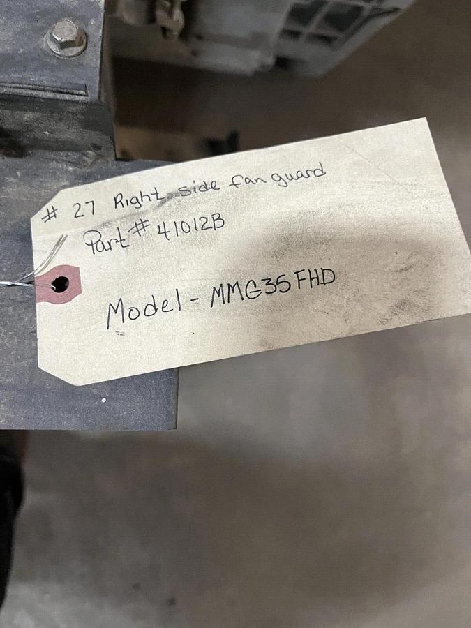 Used Used Magnum Radiator from MMG35FHD with Shroud, Fan Guards & Lower Hose