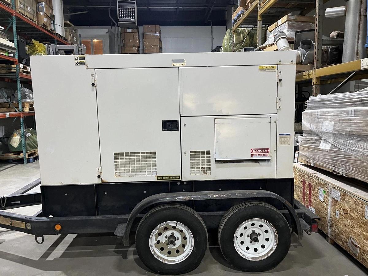 Used 70kVA 2014 Multiquip DCA-70SSJU4i Mobile Diesel Generator - S/N: 7305839