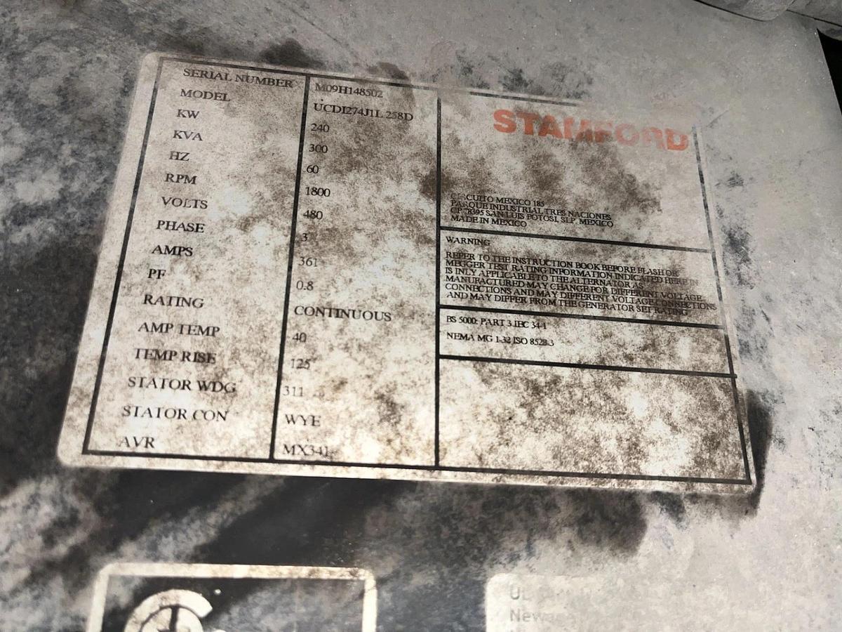 200kw Cummins C200D6R Spec. A Mobile Diesel Generator - D110207216 (New Engine!)