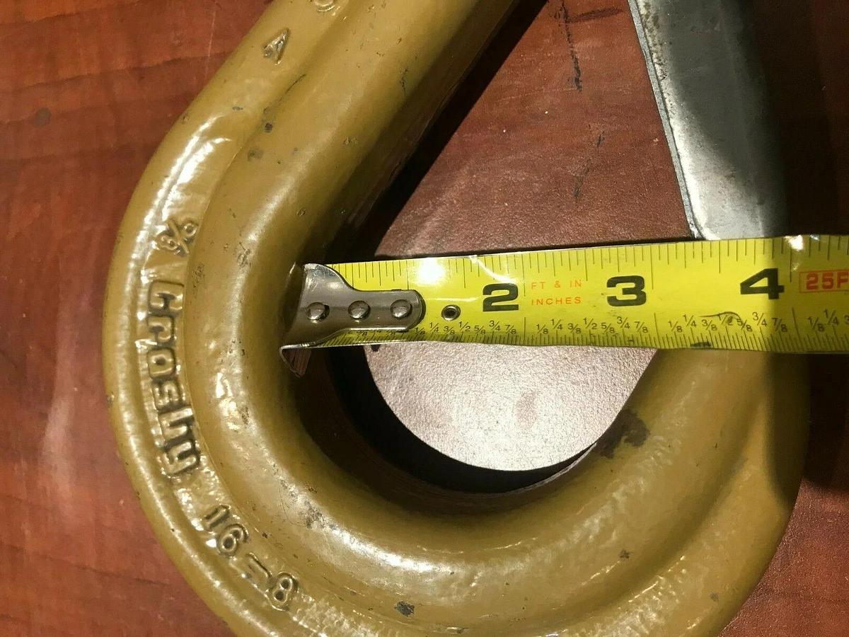 New Crosby 5/8" Latching Grab Hook | Belgium Heavy Duty Rigging Lifting