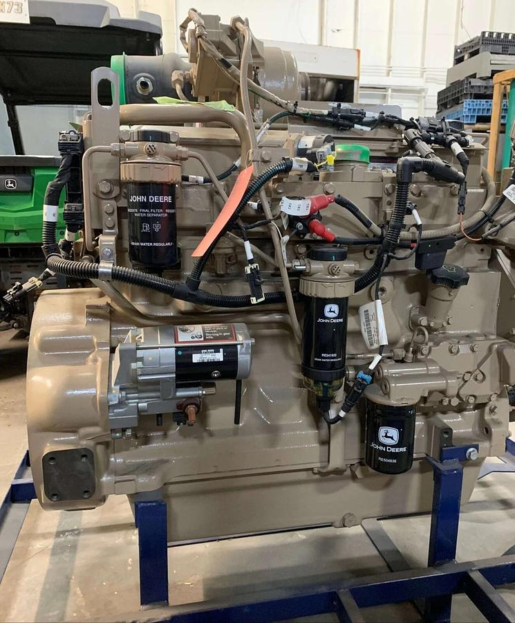 Used New 6.8L John Deere 6068HFG85 Diesel Engine | P/N: 2840044