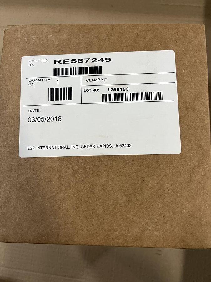 Used John Deere Clamp Kit P/N-RE567249