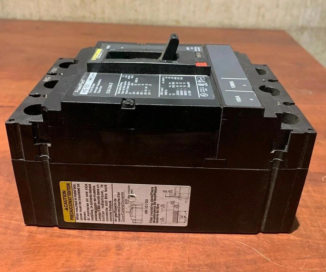Used 100 Amp Square D HG150 Generator Circuit Breaker HGL36100 | P/N: 320-2346-57