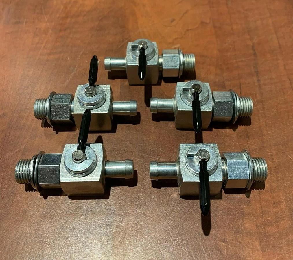 Used (5 Pack) Dapco Ball Valve M14 x 1.5" Jumbo 180 Deg. USA Made | Cummins A062W789