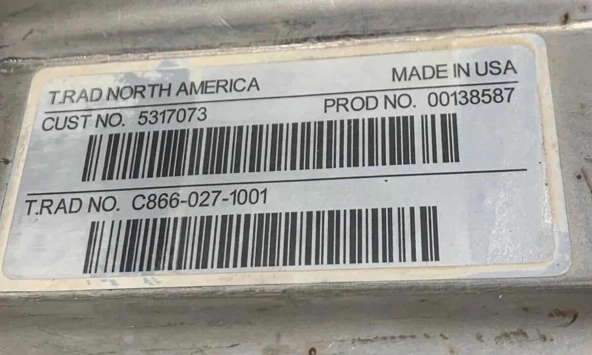 Used Used Genuine OEM Cummins Exhaust Gas Recirculation Cooler EGR | P/N: 5317073