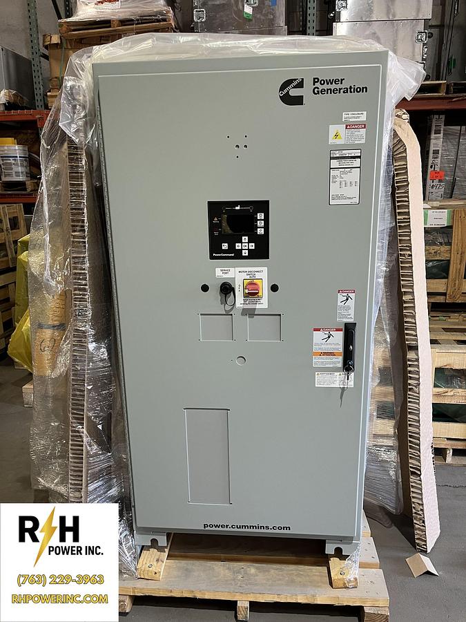 New 150A 480VAC Cummins CXTC8 Spec. A Automatic Transfer Switch - S/N: D22M067339