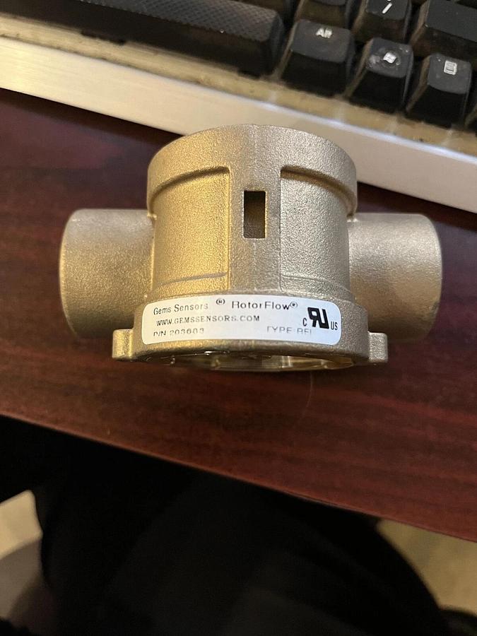Gems RFI-2500 Brass RotorFlow Sensor - P/N: 203683