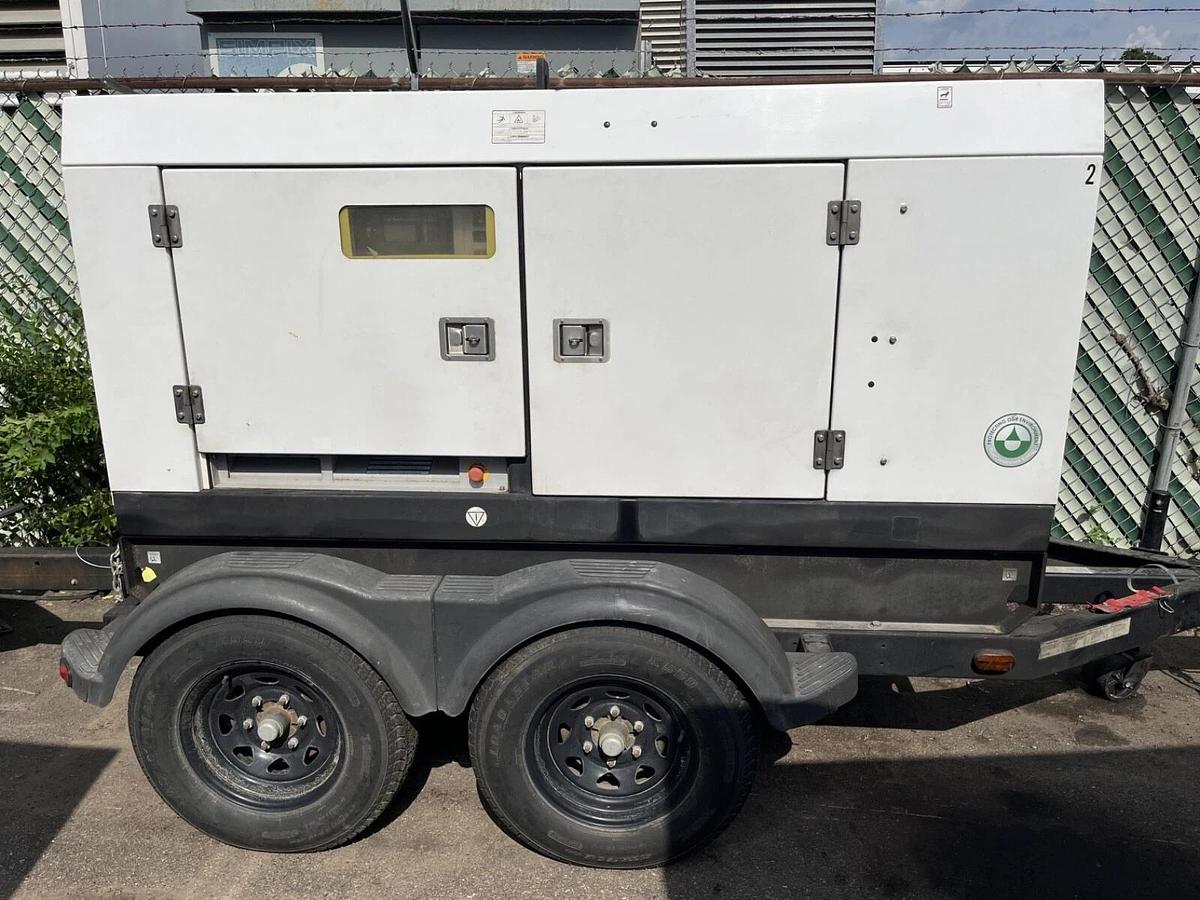 Used 50kva Wacker Neuson G50 Mobile Diesel Generator - S/N: 24440219