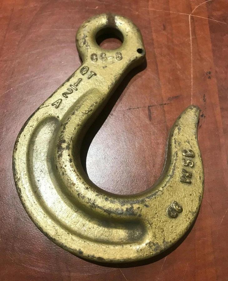 New 1/2" Crosby Foundry Lifting Rigging Eye Hook | 7,100 lbs. WLL