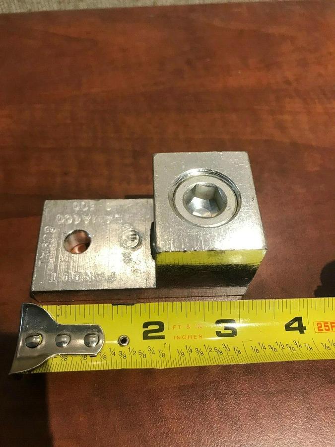 Used (4 Pack) Panduit LAMA600 Aluminum Mechanical Single Barrel Lug | 2-600 CU9AL