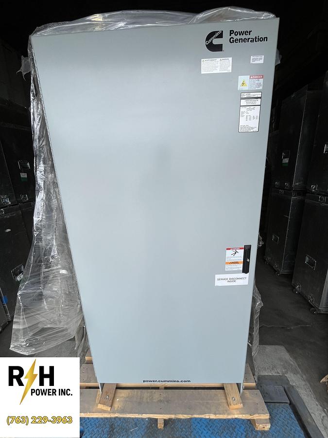 New 600 Amp 480VAC Cummins CXTCSE8 Spec. A Automatic Transfer Switch - S/N: B23M208374