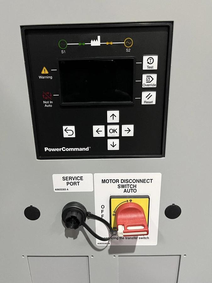 Used 225A 208VAC Cummins CXTC8 Spec. A Automatic Transfer Switch - S/N: K23M288593