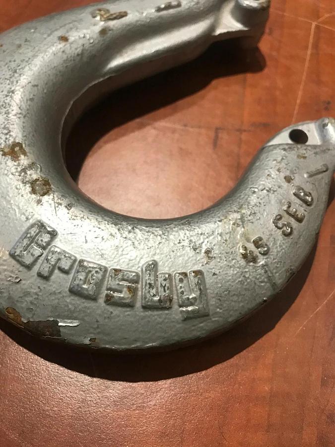 New Crosby 5/8" 5/8-16 Grade 100 Lifting Hook 22,600 lbs. WLL | USA Rigging