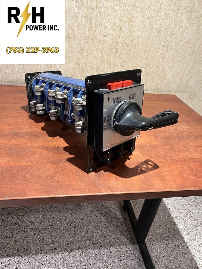 Used 240 Amp 600VAC Kraus & Naimer C315 Voltage Selector Switch from Cummins C150D2RE