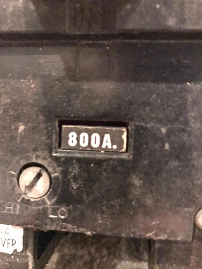 Used 800 Amp General Electric Circuit Breaker | 3 Pole, 60Hz