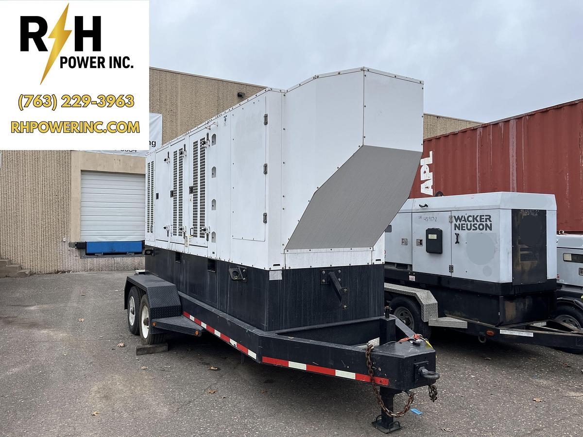 Used 500kw Cummins C500D6R Tier 2 Mobile Diesel Generator - S/N: C170159908