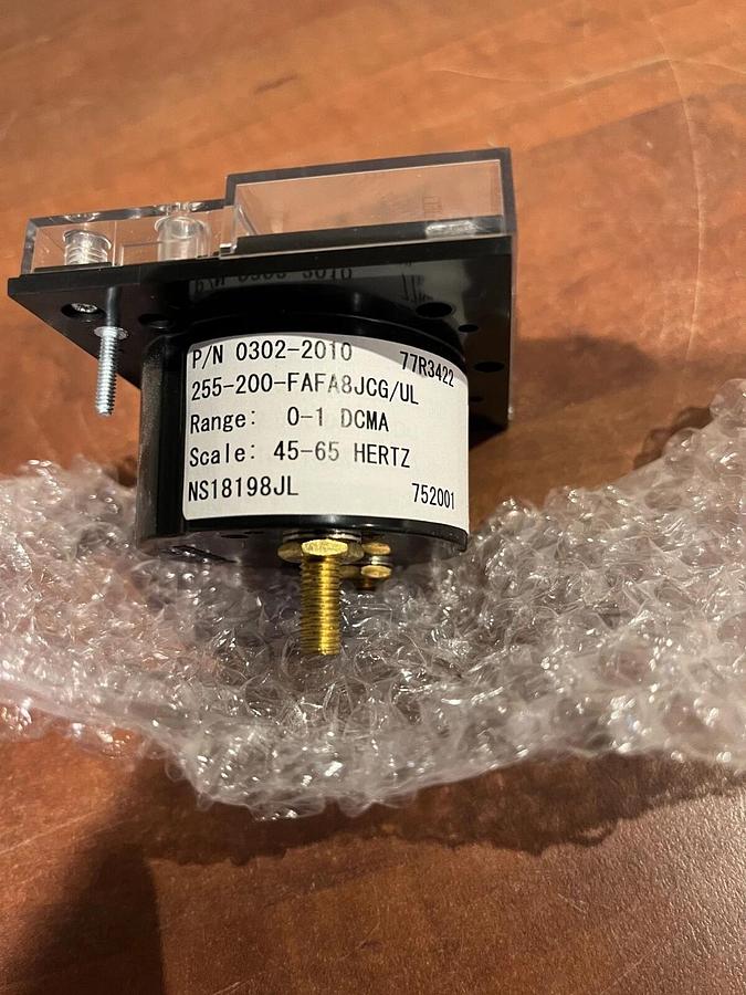 New Yokogawa 255-200-FAFA8JCG/UL 45-65 Hz Frequency Meter - P/N: 302-2010