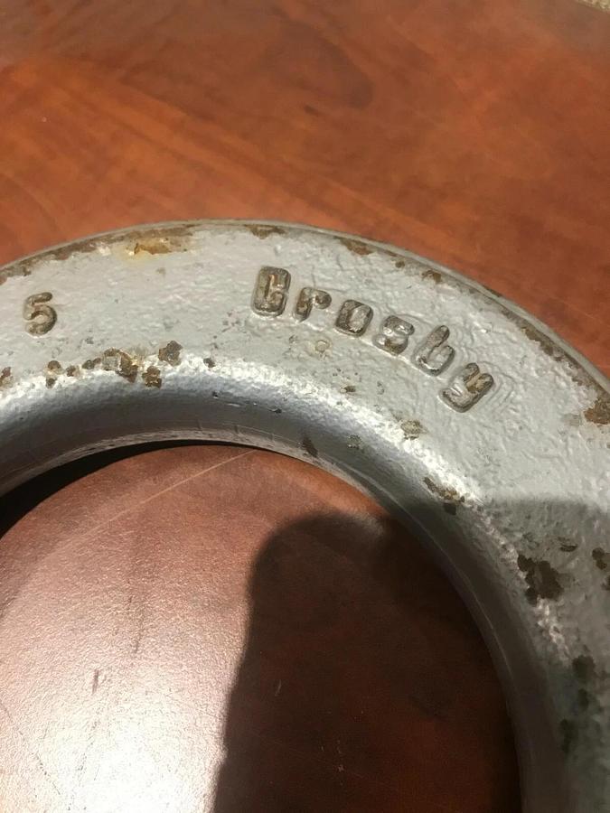 New Crosby A-1361 Eliminator 5/8" Single Grab Hook | 22,600 lbs. 1049831 GR 100