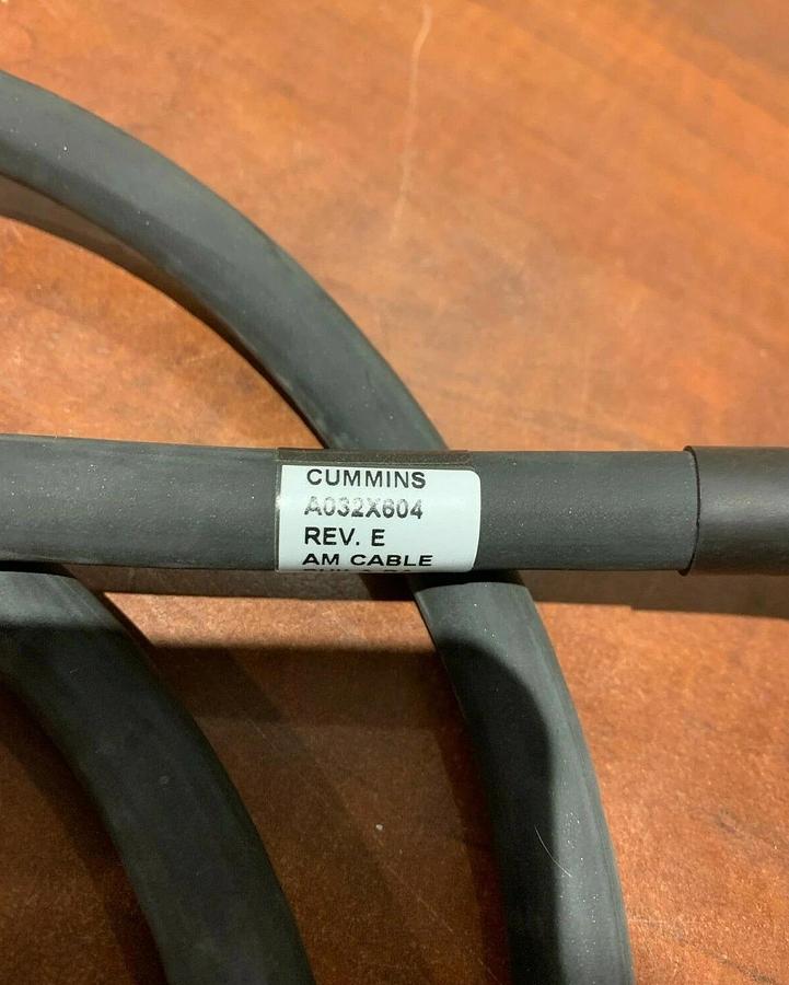 Used 7' Feet Long 2/0 AWG Electrical Lead Wire 600V 3284 | Cummins P/N: A032X604