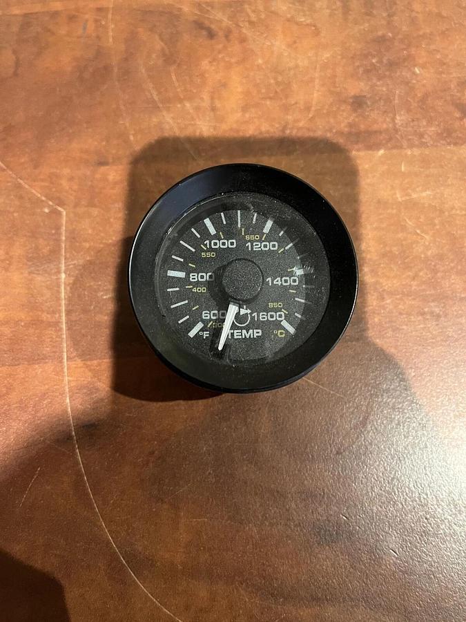 Used Generator Gauge Panel - Temp., Filter, Fuel & Oil Pressure Gauges w/ 5V Supply