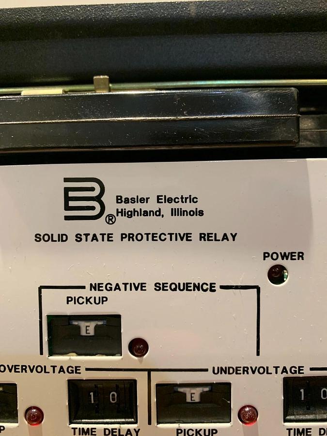 Used Basler Electric BE1-47N Voltage Phase Sequence Relay